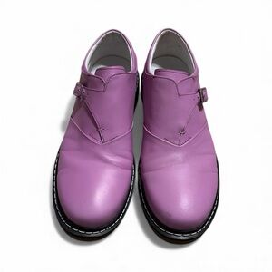 Marc Nolan Women's Lavender One Buckle Monk Oxford Shoes Chunky SZ  10 Whimsical